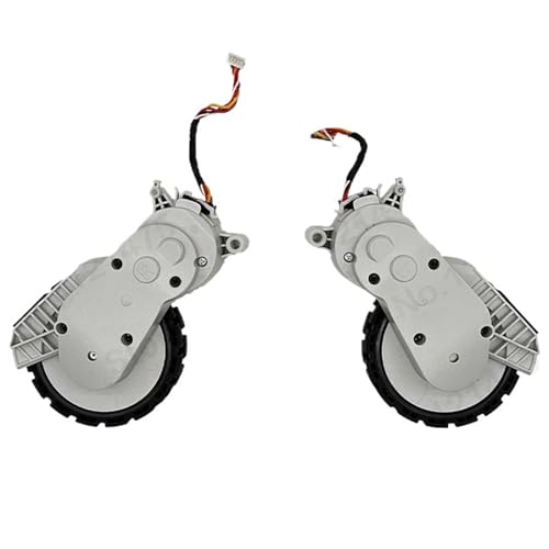 Zubehör for das linke und rechte Motorantriebsrad, kompatibel mit XiaoMi, E10 B112 E12 E10C Mijia 3C, verbesserte Version, Roboter-Staubsauger-Räderteil(L+R) von AGFQGLDPO