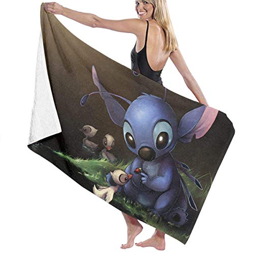 AGHRFH Lilo & Stitch Strandtuch Badeset Badetuch Badetuch Zubehör Pooltuch von AGHRFH