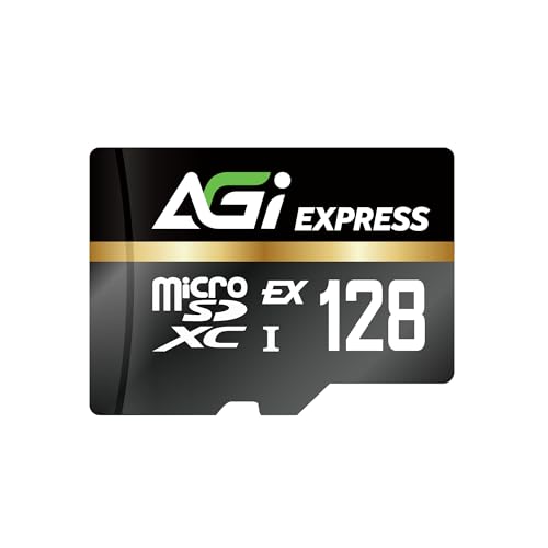 AGI TF 338 Micro SDXC Express 128GB UHS-I U3 V30 C10 R/W bis zu 800/700 MB/s AGI128GE1TF338-CB MM10481 AGI TF 338 Micro SDXC Express 128GB UHS-I U3 V30 C10 R/W bis zu 800/700 MB/s AGI128GE1TF338-CB MM10481 von AGI