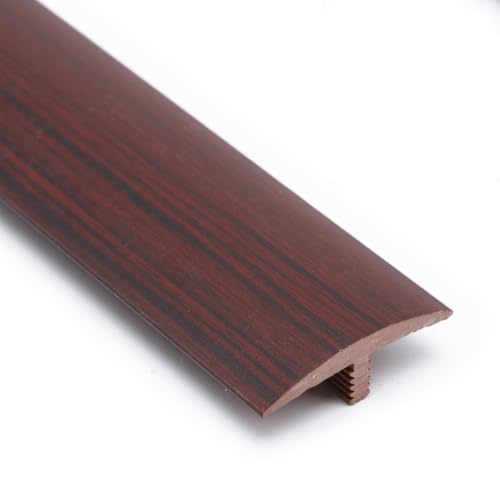AGKANVCVNT Bodenübergangsleiste Selbstklebend 40mm Breite T-Profil Übergangsschiene Übergangsprofil Von Holz Zu Fliesen, PVC Türschwellen Leiste, Glatt, Leicht, 6 Stück(Fuchsia,6 Pcs) von AGKANVCVNT