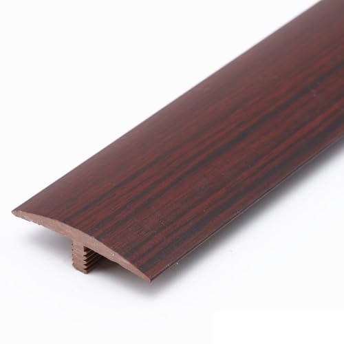 AGKANVCVNT Selbstklebend Bodenübergangsleiste 40mm, Wasserdicht T-Profil Übergangsprofil Für Fliesen Laminat Vinyl, Übergangsleiste PVC Boden, Abdeckleiste Weiß(Amaranth,1 Pcs) von AGKANVCVNT