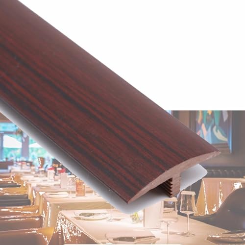 AGKANVCVNT Übergangsprofil Selbstklebend, T-Profil Übergangsleiste, PVC Übergangsstreifen, Zierleisten Für Schwellen Fliesen Holzböden Teppich, 90cm(Fuchsia,9Pcs) von AGKANVCVNT