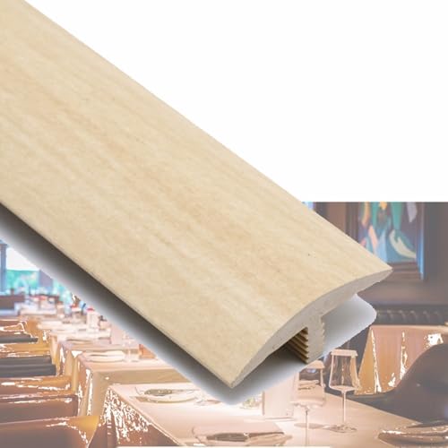AGKANVCVNT Übergangsprofil Selbstklebend, T-Profil Übergangsleiste, PVC Übergangsstreifen, Zierleisten Für Schwellen Fliesen Holzböden Teppich, 90cm(Maple,9Pcs) von AGKANVCVNT