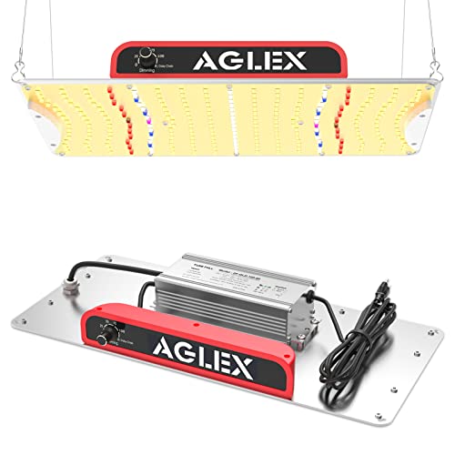 AGLEX K1000 Grow Lampe, LED Grow Light mit Daisy Chain & Dimmbar, Pflanzenlampe Led Vollspektrum für Hydroponic Indoor Pflanzen Aussaat Veg Flower Growing Lampen 2x3 Grow Tent von AGLEX