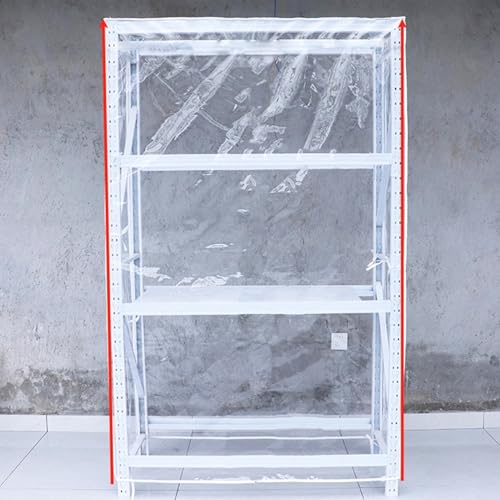 Transparente PVC Staubschutzhülle Klare Sichtbarkeit Abdeckung für Terrassenmöbel-Set Regal für Drahtregale mit Reißverschluss Transparente PVC Staubschutzhülle Klare Sichtbarkeit Abdeckung für Terrassenmöbel-Set Regal für Drahtregale mit Reißverschluss von AGLZWY