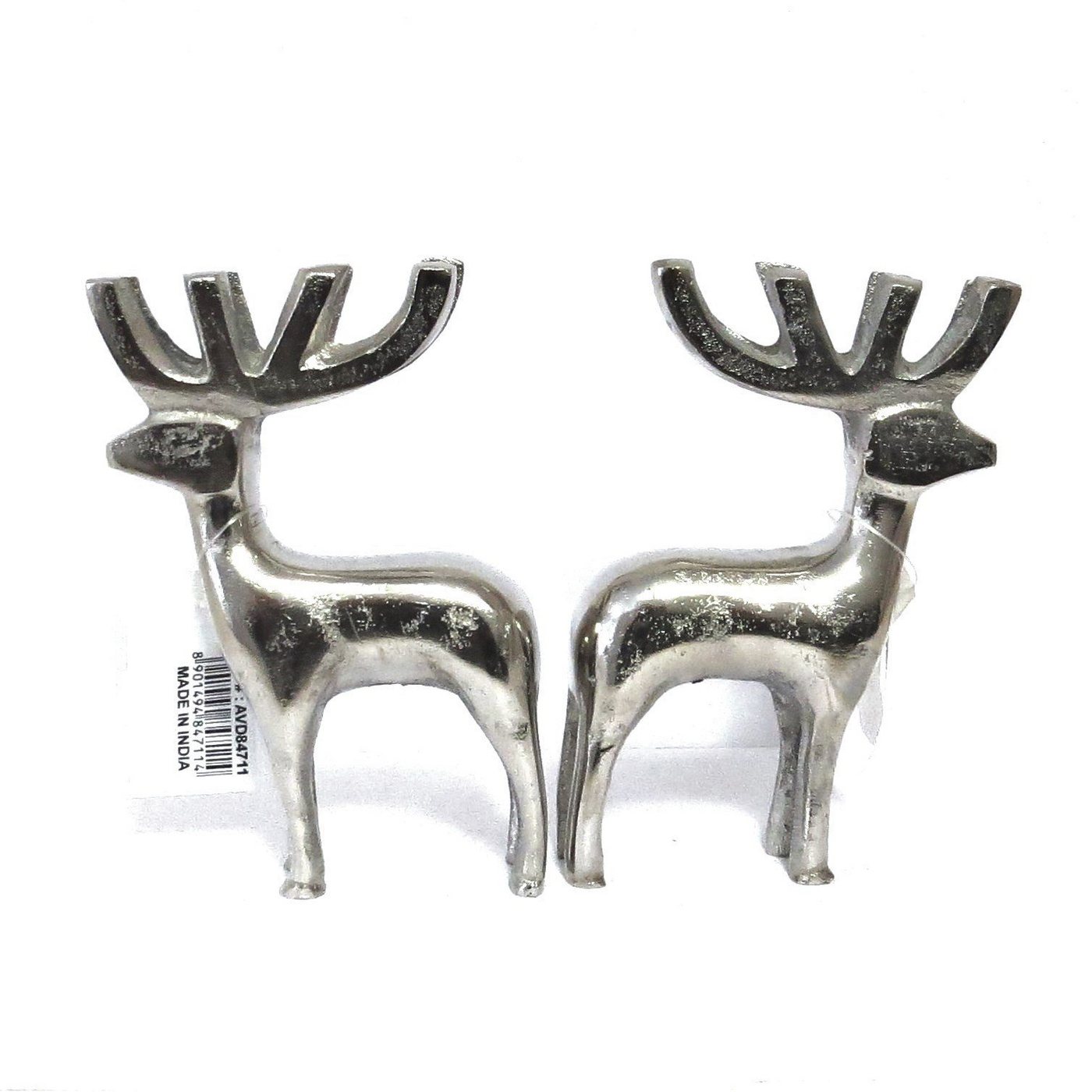 Dekohänger Deko Metall Hirsch 2er Set Silber Tisch Weihnachten Modern 13 cm Dekohänger Deko Metall Hirsch 2er Set Silber Tisch Weihnachten Modern 13 cm von AGM