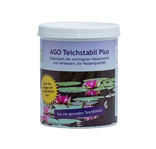 AGO Teichstabil Plus 1kg Stabilisiert ca. 10.000l Teichwasser von AGO SAUBERKEIT FÜR HAUS UND GARTEN!