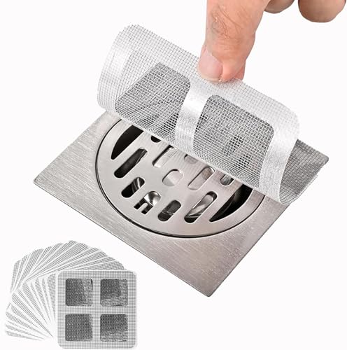 30 Stück haarsieb dusche - Wegwerfbare Effizientes haarfänger dusche - abflusssieb dusche Feines Mesh Design - Selbstklebende duschabfluss haarfänger für Dusche, Badewanne und Küchenspüle von AGOISET