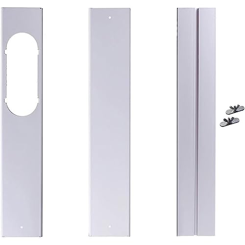 Fensterschieberplatten-Kit Einstellbare Tragbare Klimaanlage Fenster Entlüftungsset für Abluftschlauch Klimaanlage Zubehör Fensterdichtungsset Teleskop-Klimaanlage Abluftschlauch von AGONEIR