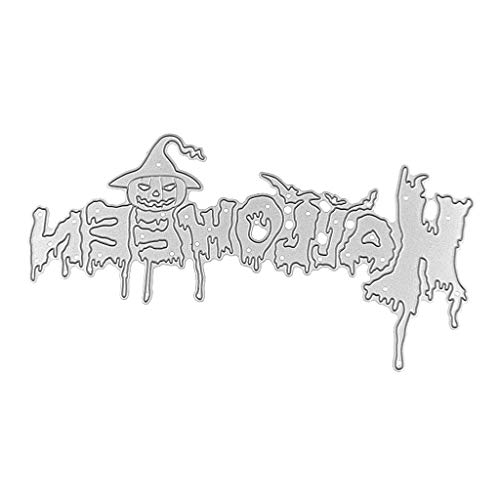 Metall-Stanzschablone für Halloween, Scrapbooking, Album, Stempel, Papier, Karten, Prägung, Dekoration, Basteln, Kartenherstellung von AGONEIR