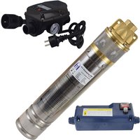 4 Zoll 750-5DW Hochdruck Tauchpumpe für Zisternen und Wassertanks inkl. Pumpensteuerung für Haus und Garten - Agora-tec von AGORA-TEC