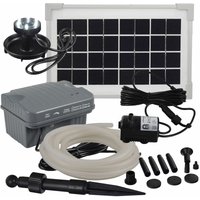 Solar Bachlauf - Pumpen - Set mit Akku und led Licht AT-3.5W-BLH-V2.0 - Agora-tec von AGORA-TEC