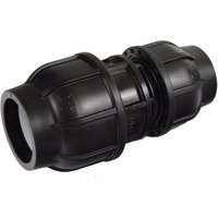 Agora-Tec PE Fitting Rohr Verbinder 40mm auf 32mm für PE-Rohr 40mm auf PE-Rohr 32mm SCHWARZ von AGORA-TEC