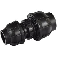 Agora-tec - pe Fitting Rohr Verbinder 25mm auf 20mm für PE-Rohr 25mm auf PE-Rohr 20mm schwarz von AGORA-TEC