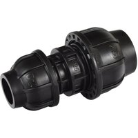 Pe Fitting Rohr Verbinder 25mm auf 20mm für PE-Rohr 25mm auf PE-Rohr 20mm schwarz - Agora-tec von AGORA-TEC