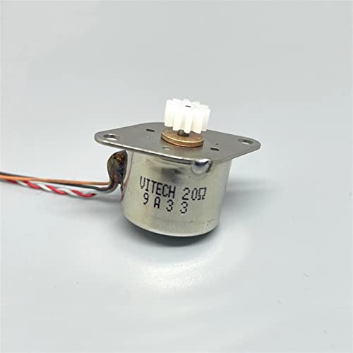 AGOUNOD Schrittmotor 5pcs Micro 15mm Stepper Elektromotor 2-Phasen 4-Draht 18 Grad mit 0. 5m 10t Getriebetriebsmotor for kleine Hausgeräte von AGOUNOD