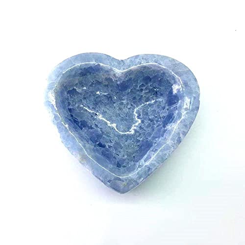 AGOUNOD Startseite Natürliche Lapislazuli-Schale Edelstein-Quarz-Kristall-Dekoration QINTINYIN Steinmineralexemplar von AGOUNOD