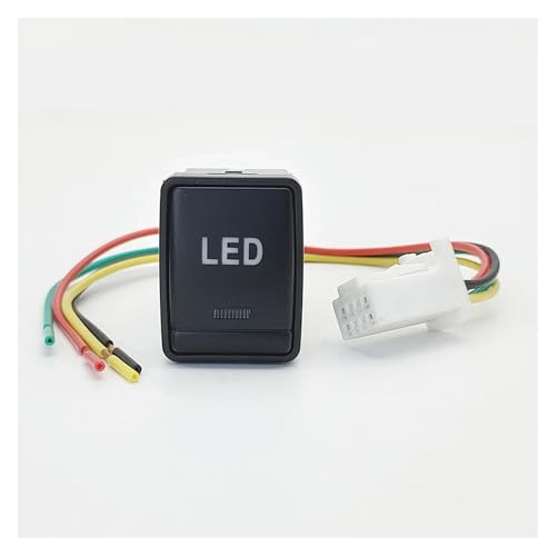 AGPTPYGZFW 1 Stück Auto Nebelscheinwerfer EIN-/Ausschalter Passend for Nissan X-Trail T32 2014 Qashqai J11 2015 Tiida NP300 Navara(LED) von AGPTPYGZFW