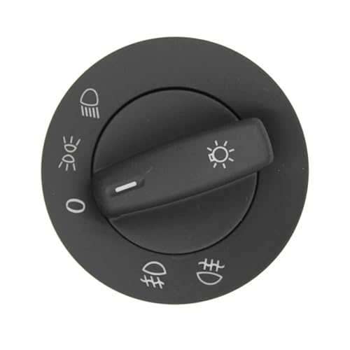 AGPTPYGZFW 1K0941431Q 1K4959857B Fit for VW Jetta MK5 Golf 5 6 Tiguan Passat B6 CC Caddy Touran Scheinwerfer Control Schalter Taste(1K0941431Q) von AGPTPYGZFW