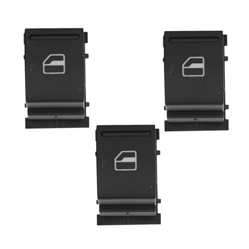 AGPTPYGZFW 1K0941431Q 1K4959857B Fit for VW Jetta MK5 Golf 5 6 Tiguan Passat B6 CC Caddy Touran Scheinwerfer Control Schalter Taste(3PCS) von AGPTPYGZFW