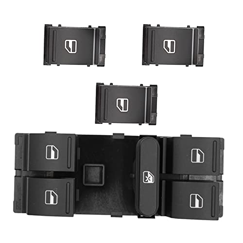 AGPTPYGZFW 1K0941431Q 1K4959857B Fit for VW Jetta MK5 Golf 5 6 Tiguan Passat B6 CC Caddy Touran Scheinwerfer Control Schalter Taste(4PCS) von AGPTPYGZFW