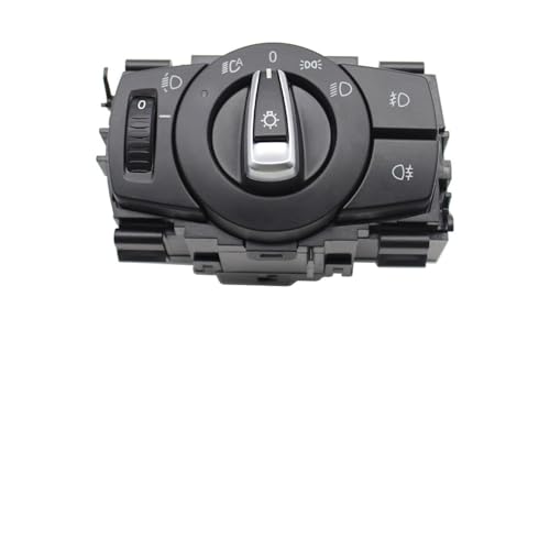AGPTPYGZFW Auto-Frontscheinwerfer-Scheinwerferschalter-Tastenbaugruppe passend for BMW 1 3 X1 Serie E87 E82 E90 E91 E92 E93 E84 61319169404 61319169406(Model B) von AGPTPYGZFW