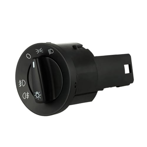 AGPTPYGZFW Auto-Scheinwerfer-Steuerschalter passend for VW AL Transporter T5 Polo Bora Golf MK4 Lupo Beetle Passat B5 Sharan Nebelscheinwerfer Knopfschalter von AGPTPYGZFW