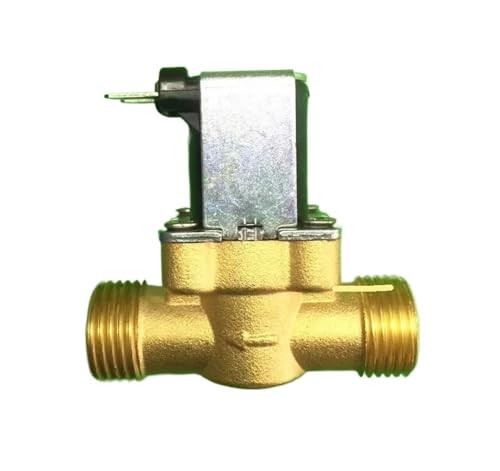 AGPTPYGZFW G 1/2'' normalerweise geschlossenes elektrisches Messing-Magnetventil Magnetschalter DC 5V 12V 24V 36V 48V AC 110V 220V Solar-Warmwasserventil(12V) von AGPTPYGZFW