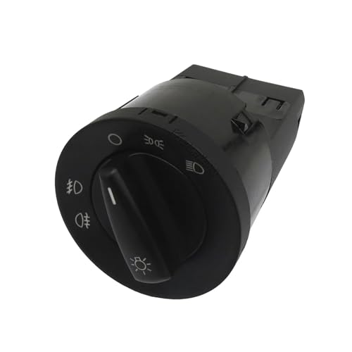 AGPTPYGZFW Passend for Volkswagen Passat B5 B6 Polo Touran Bora Passat CC. Passend for VW Golf 4 MK5 Caddy Jetta. Autoscheinwerfer-Steuerschalter. Nebelscheinwerferschalter.(3BD941531) von AGPTPYGZFW