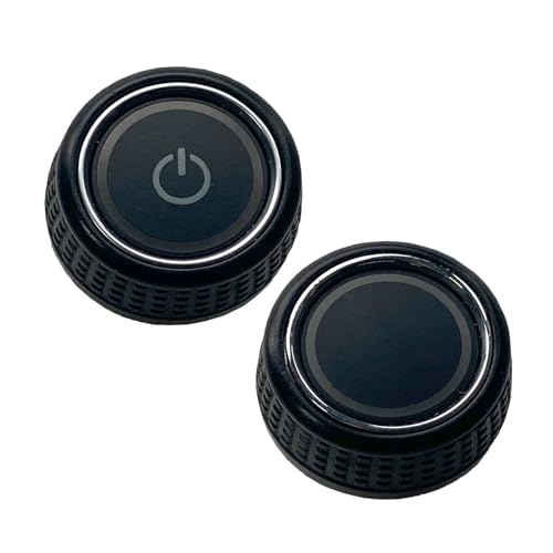 AGPTPYGZFW RSN315 RNS510 Radio GPS Display Bildschirm Schalter Taste Trim Fit for VW Tiguan 5N R-Linie Sharan Scirocco Touran Passat B7 CC Käfer(1 Pair-80mm-2PCS) von AGPTPYGZFW