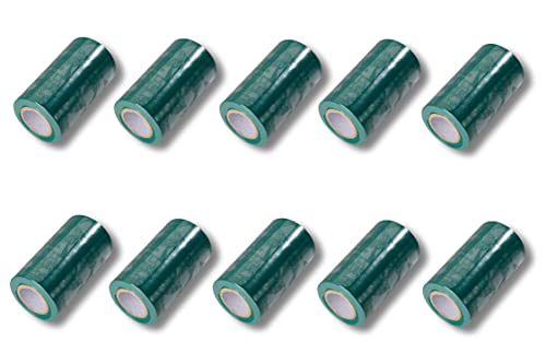10 Rollen AGRIplus Silofolienklebeband/Reparaturklebeband - Zum Abdichten von Löchern und Risse - 100 mm Breite - 10 m Länge -Grün von AGRI plus