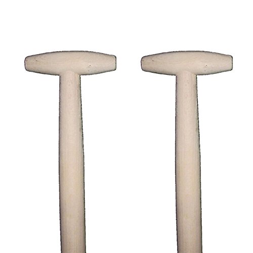 AGROHIT Spatenstiel 2 Stück Gerätestiel aus Buchenholz I Ersatzstiel mit Bequemem T-Griff I Holzstiel für Schaufeln I Gabeln & Gartengeräte, Schaufelstiel, Ø 38 mm, 90 cm Länge AGROHIT Spatenstiel 2 Stück Gerätestiel aus Buchenholz I Ersatzstiel mit Bequemem T-Griff I Holzstiel für Schaufeln I Gabeln & Gartengeräte, Schaufelstiel, Ø 38 mm, 90 cm Länge von AGROHIT