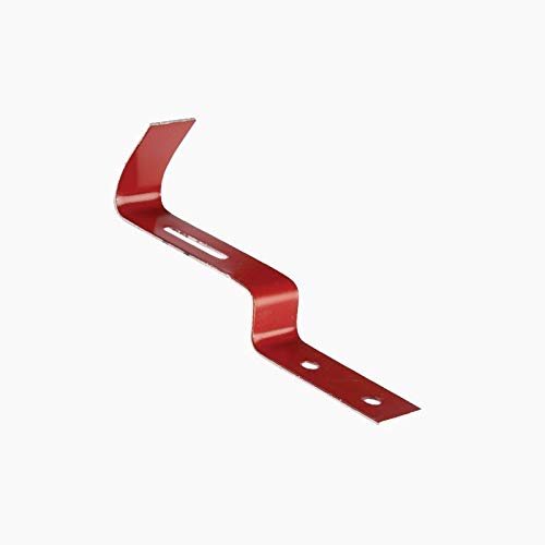 AGROHIT 50 Stueck Firstklammern Dachziegel Firstklammer Typ-U (50 Stueck) RAL 3011 Rot von AGROHIT