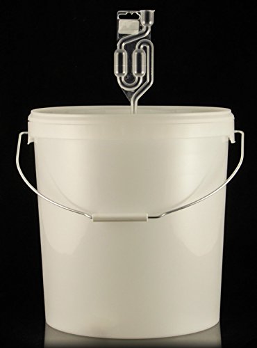 AGROHIT 30 Liter Gärbehälter mit Ablasshahn und Gärrörchen von AGROHIT