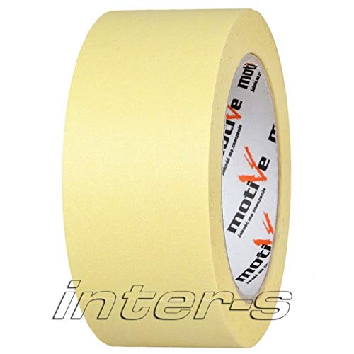 Gelb Klebeband Kreppband Abdeckband Abklebeband Malerkrepp Kleband (25mm/50m) von AGROHIT