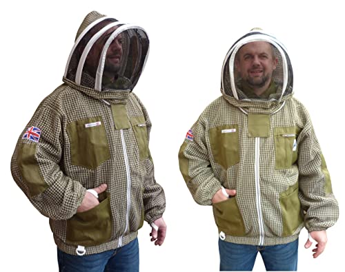 AGS Bee Jacket Imkerjacke, 3-lagig, ultra-belüftet, Grün, Größe XXL von AGS