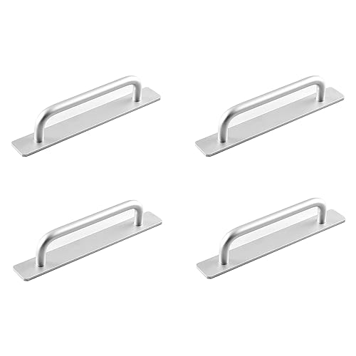 AGSYFFD Duschtürgriffe, selbstklebende Schiebetürgriffe, Aluminium-Schubladengriffe, selbstklebend, ohne Bohren, geeignet für Schränke, Badezimmerschränke, Schminktische von AGSYFFD