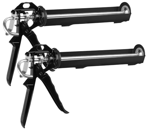 AGT Silikonpistolen: 2er-Set Kartuschenpressen, Drehrahmen, für Kartuschen bis 310ml & 23cm (Silikon-Abdichtungspistolen, Silikonpistole Profi) AGT Silikonpistolen: 2er-Set Kartuschenpressen, Drehrahmen, für Kartuschen bis 310ml & 23cm (Silikon-Abdichtungspistolen, Silikonpistole Profi) von AGT
