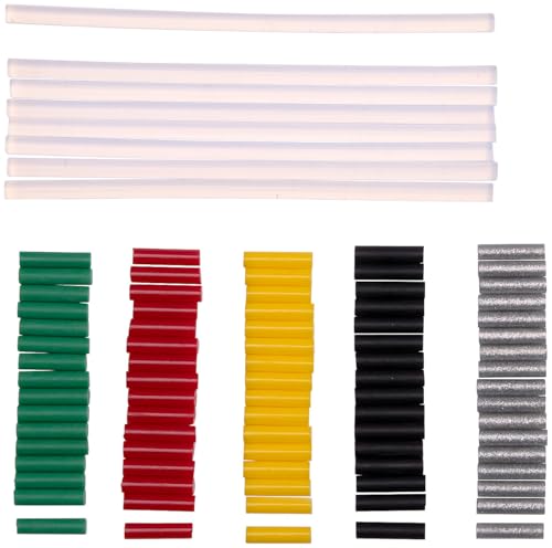 AGT 88er-Set farbige Klebesticks für Heißklebestift HKS-10, Ø 7 mm, von AGT