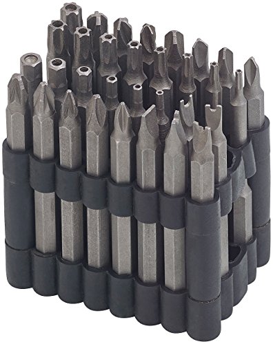 AGT Bit Set: Bit-Satz 32-teilig (Chrom-Vanadium) (Torx Bits, Schraubaufsätze, Schraubenzieher) von AGT