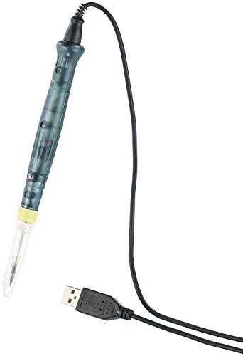 AGT Mini Lötkolben: USB-Lötkolben mit Keramik-Lötspitze, 450 °C, 8 Watt (Feinlötkolben, Loetkolben, Feinmechanik) von AGT