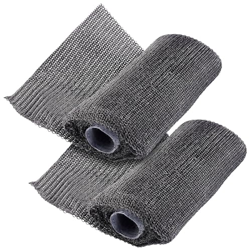 AGT Fiberglas Tape: 2er-Set Fiberglas-Gewebe-Fixier- & Reparatur-Bänder (je 10 x 125 cm) (Power Tape aus Glasfaser, Hitzebeständiges Klebeband Auspuff, Kaltschweißpaste) von AGT