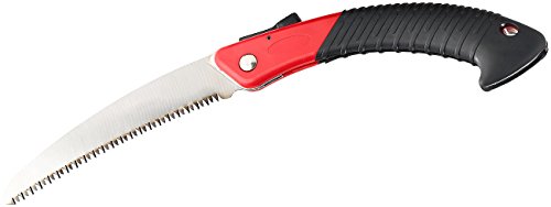 AGT Japansäge: Hand-Klappsäge WKS-180 aus Carbonstahl mit Trapez-Verzahnung, 180 mm (Handklappsäge, Camping Säge, Heckenschere) von AGT