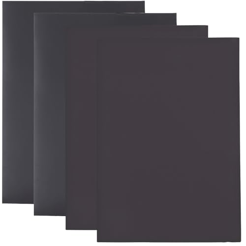 AGT Magnetleiste Folie: 2er-Set Selbstklebende A+B Magnetfolien, zuschneidbar, 21 x 30 cm (Magnetklebefolien selbstklebend, Magnet Klebefolien, Rauchmelder) von AGT