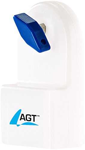 AGT Heizung Entlüfter: Manueller Heizkörper-Entlüfter mit integriertem Wasserbehälter, 80 ml (Heizkörperentlüfter manuell, Heizkörper Entlüfterbox, Auffangbehälter) von AGT