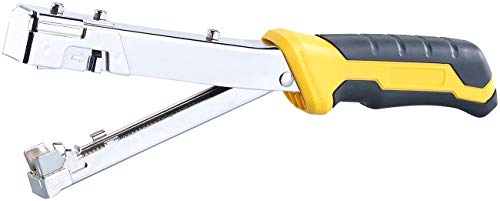 AGT Schlagtacker: Hammertacker mit Stahl-Gehäuse, für Heftklammern 10,6-11,3 mm Breite (Werkzeug-Tacker, Dachdeckerwerkzeuge, Tackerklammern) von AGT