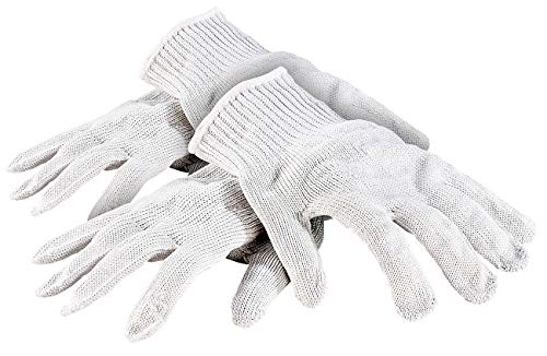 AGT Schutzhandschuh: 2 Paar Nylon-Stahl-Handschuhe mit Schnittschutz (Schnittschutzhandschuhe Küche, Sicherheitshandschuhe, Arbeitshandschuhe) von AGT