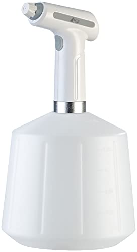 AGT Akku Sprüher: Akku-Pump-Drucksprüher mit Einstell-Düse, 1,5 Liter, lösungsmittelfest (Zerstäuber, Sprühflasche mit Pumpe, Tischventilator) von AGT