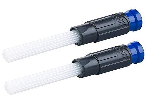 AGT Staubsauger Bürste: 2er-Set Universal-Staubsauger-Aufsätze mit 30 flexiblen Saug-Röhrchen (Vorsätze, Aufsatz Pinsel, Heizungsdüse) von AGT