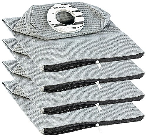 AGT Staubsauger Dauerbeutel: 4er-Set Universeller Dauer-Staubsaugerbeutel (Staubsaugerfilterbeutel, Staubsauger Stoffbeutel, Handstaubsauger) von AGT